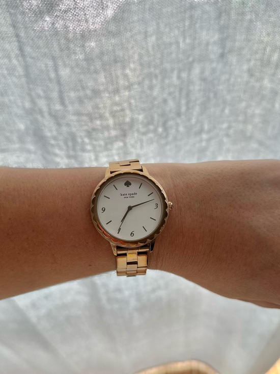 kate spade Rose Gold Scalloped Watch main image 2